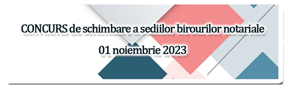 Concurs schimbare sedii 01 noiembrie 2023